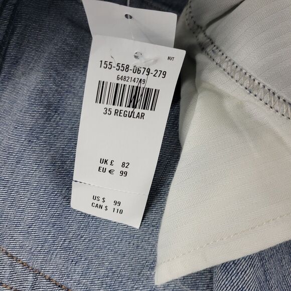 Abercrombie & Fitch the ankle straight ultra high rise 35/ 20R womens jeans 3620 - Picture 11 of 12